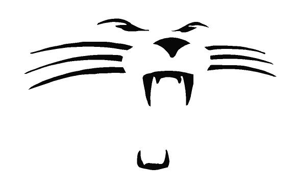 Panther Whisker Decal - Click Image to Close