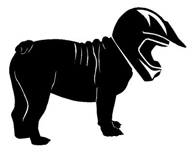 Moto-Dog - Bulldog Decal