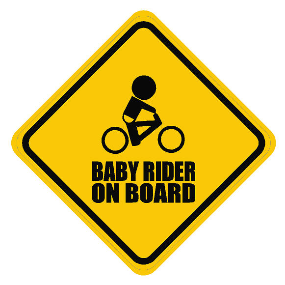 Baby On Board - Bicycle - Click Image to Close