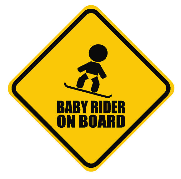 Baby On Board - Snowboard - Click Image to Close