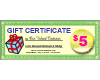 Gift Certificate $5.00 - Click Image to Close