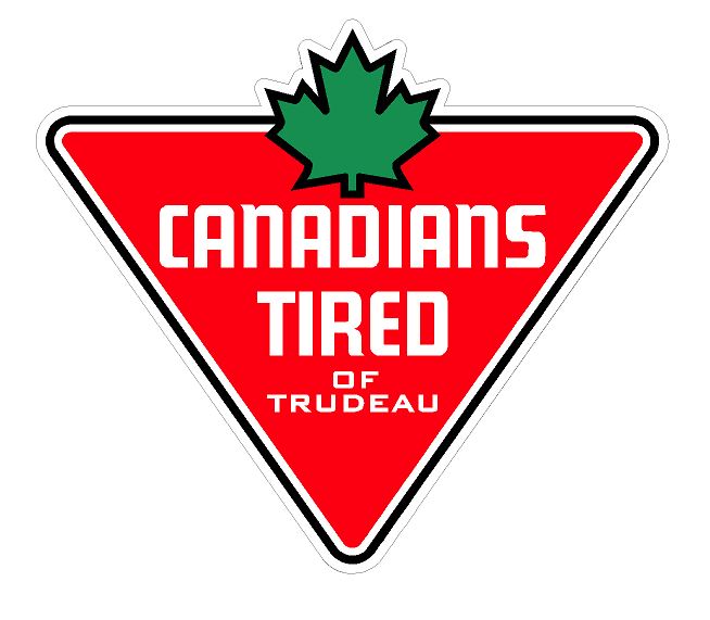Canadians Tired of Trudeau Decal - Click Image to Close