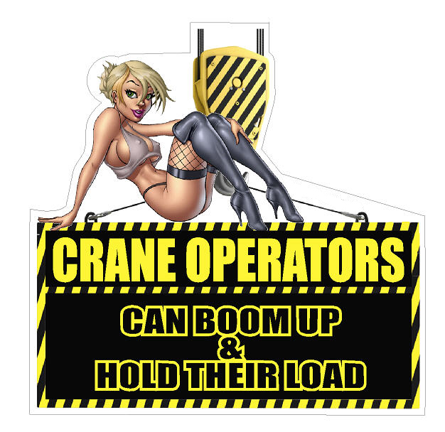 Crane Operators - Boom Up, Hold Load - Click Image to Close