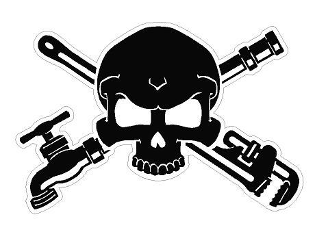 Plumber - Skull - Click Image to Close