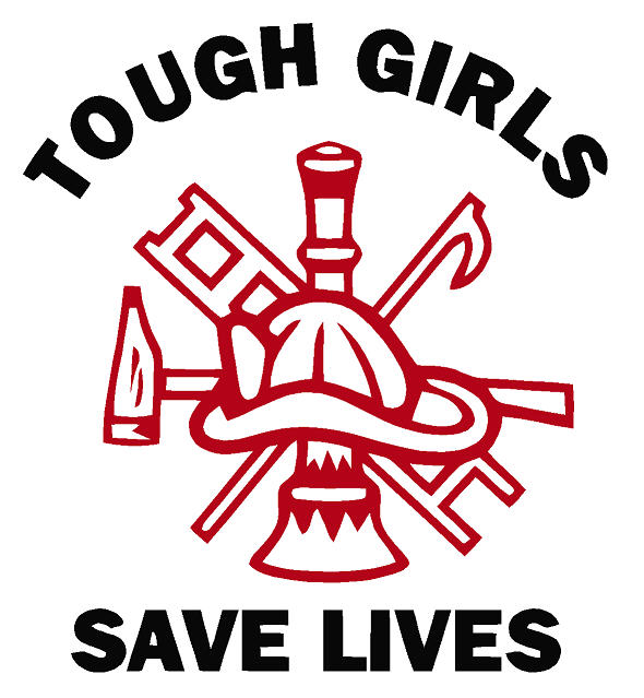 Tough Girls Save Lives Decal