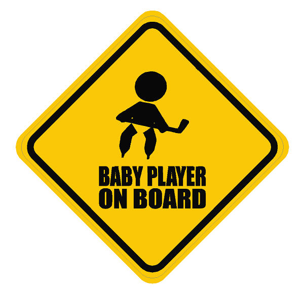 Baby On Board - Hockey Player