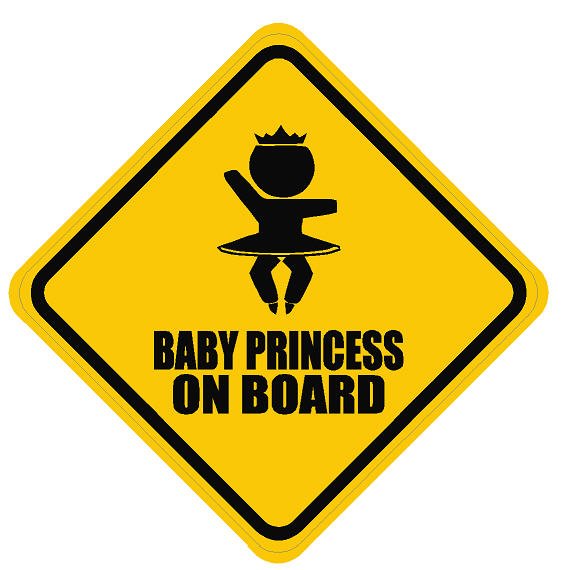 Baby On Board - Princess - Click Image to Close