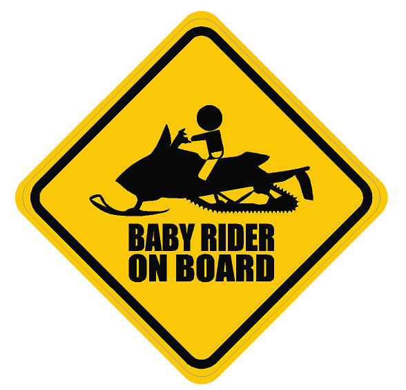 Baby On Board - Snowmobile