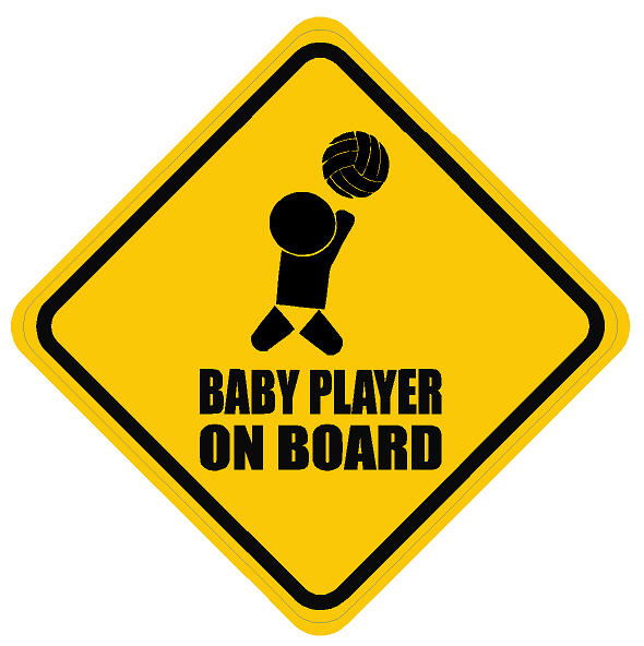 Baby On Board - Volleyball