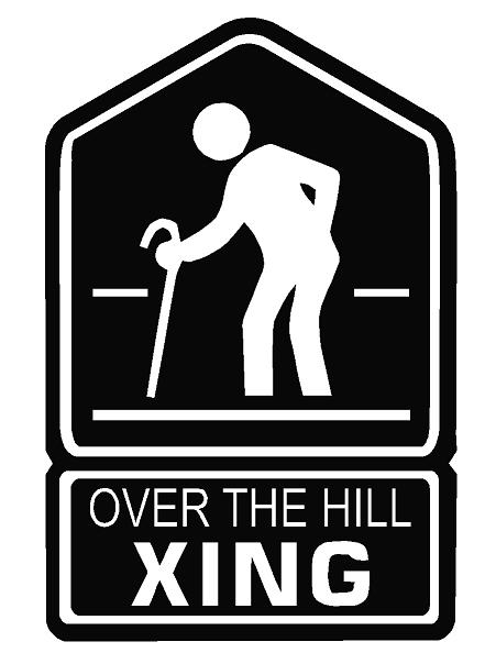 Over The Hill Crossing Decal