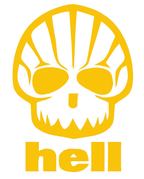 Shell Hell Skull Decal