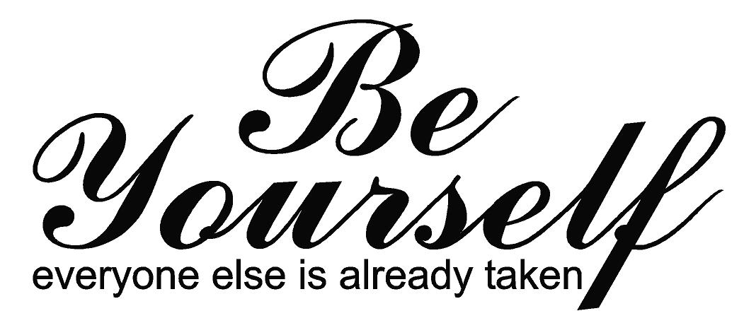 Be Yourself Wall Decal - Click Image to Close